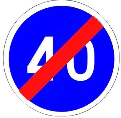 نهاية تحديد السرعة الدنيا الإجبارية