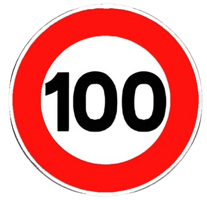 تحديد السرعة ف 100 كلم/ساعة