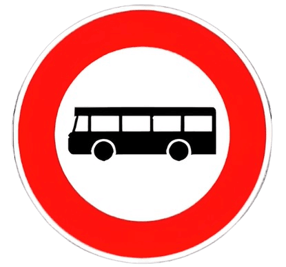 ولوج ممنوع على مركبات النقل الجماعي