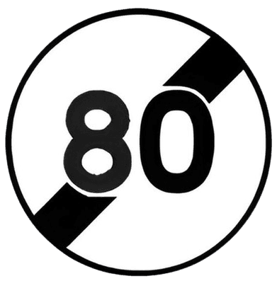 نهاية تحديد السرعة ف 80 كلم/ساعة
