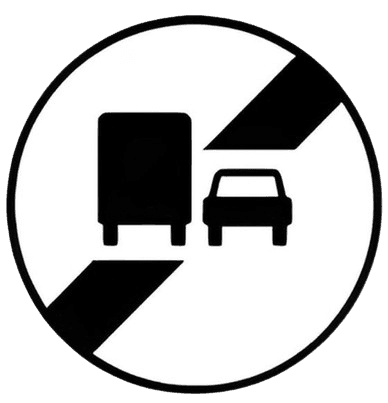 نهاية منع التجاوز للمركبات التي تزيد وزنها الإجمالي 3.5 طن