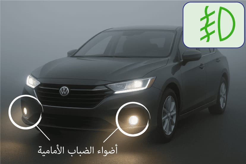 الأضواء الخاصة بالضباب - الخلفية