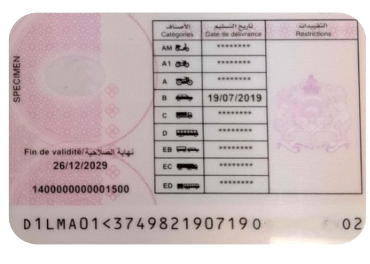 Documents du vehicule